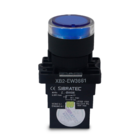 Kit Botão De Impulso Iluminado | Plástico | Ew3661 220vca 1na